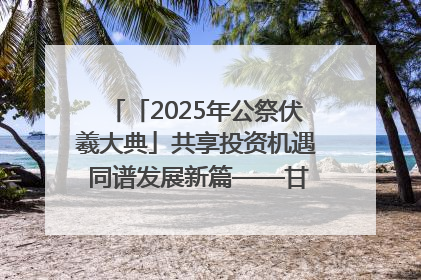 「2025年公祭伏羲大典」共享投资机遇 同谱发展新篇——甘肃省文旅产业链招商引资推介会侧记