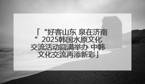 “好客山东 泉在济南”2025韩国水原文化交流活动圆满举办 中韩文化交流再添新彩