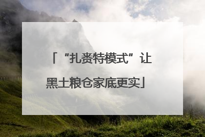 “扎赉特模式”让黑土粮仓家底更实
