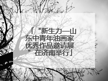 “新生力—山东中青年油画家优秀作品邀请展”在济南举行