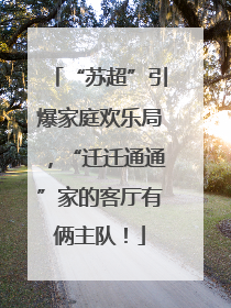 “苏超”引爆家庭欢乐局，“迁迁通通”家的客厅有俩主队！