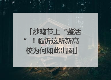 炒鸡节上“整活”！临沂这所新高校为何如此出圈