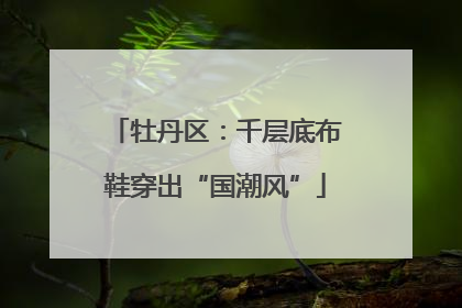 牡丹区：千层底布鞋穿出“国潮风”