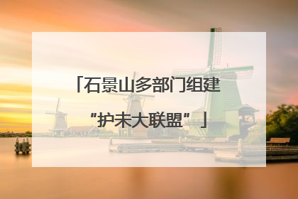 石景山多部门组建“护未大联盟”