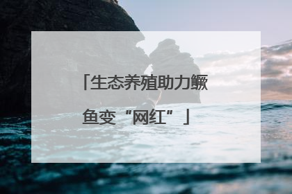 生态养殖助力鳜鱼变“网红”