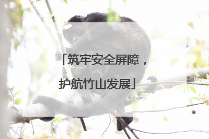 筑牢安全屏障，护航竹山发展