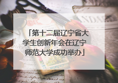 第十二届辽宁省大学生创新年会在辽宁师范大学成功举办