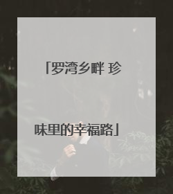 罗湾乡畔 珍味里的幸福路