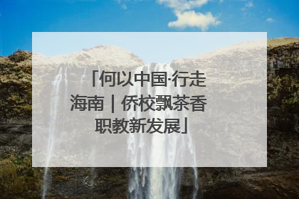 何以中国·行走海南｜侨校飘茶香 职教新发展