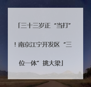 三十三岁正“当打”！南京江宁开发区“三位一体”挑大梁