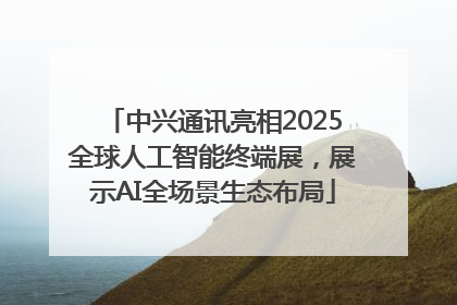 中兴通讯亮相2025全球人工智能终端展，展示AI全场景生态布局