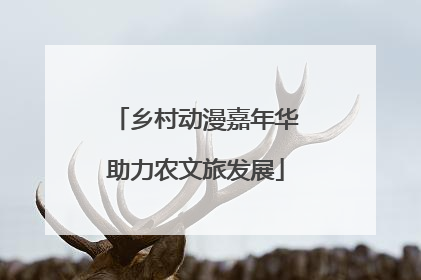 乡村动漫嘉年华助力农文旅发展