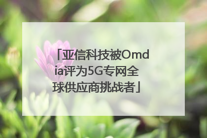 亚信科技被Omdia评为5G专网全球供应商挑战者