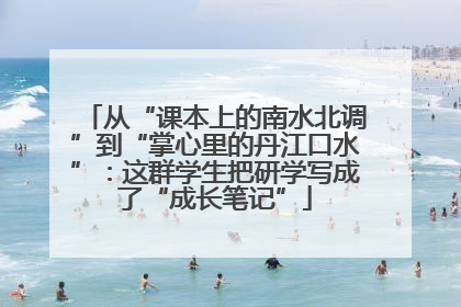 从“课本上的南水北调”到“掌心里的丹江口水”：这群学生把研学写成了“成长笔记”