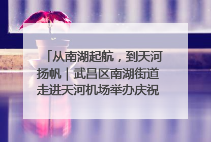 从南湖起航，到天河扬帆｜武昌区南湖街道走进天河机场举办庆祝建党104周年活动