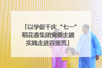 以学促干庆“七一” 稻花香集团党委主题实践走进百里荒