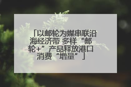 以邮轮为媒串联沿海经济带 多样“邮轮+”产品释放港口消费“增量”
