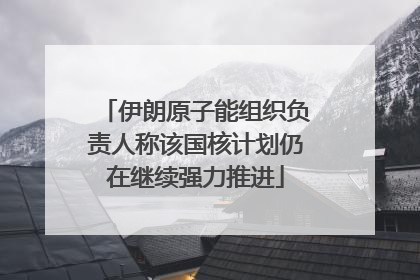 伊朗原子能组织负责人称该国核计划仍在继续强力推进