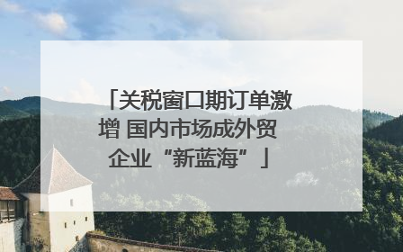 关税窗口期订单激增 国内市场成外贸企业“新蓝海”