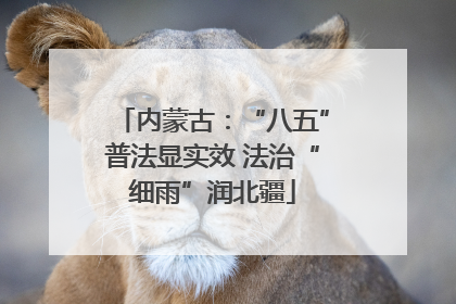 内蒙古：“八五”普法显实效 法治“细雨”润北疆