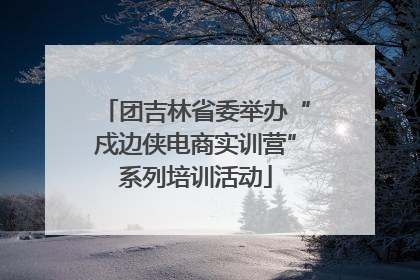 团吉林省委举办“戍边侠电商实训营”系列培训活动