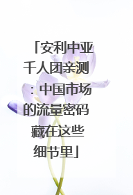 安利中亚千人团亲测：中国市场的流量密码 藏在这些细节里