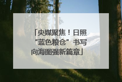央媒聚焦！日照“蓝色粮仓”书写向海图强新篇章