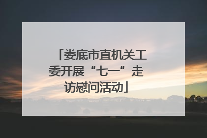 娄底市直机关工委开展“七一”走访慰问活动