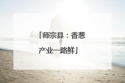 师宗县：香葱产业一路鲜