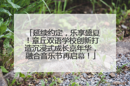 延续约定，乐享盛夏！章丘双语学校创新打造沉浸式成长嘉年华，融合音乐节再启幕！