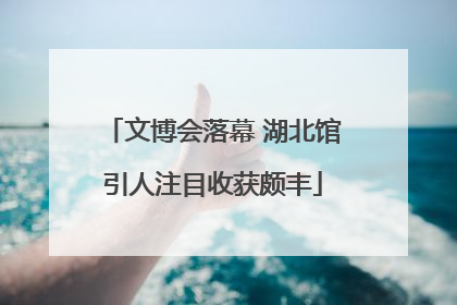 文博会落幕 湖北馆引人注目收获颇丰