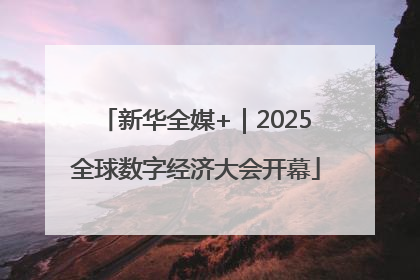 新华全媒+｜2025全球数字经济大会开幕