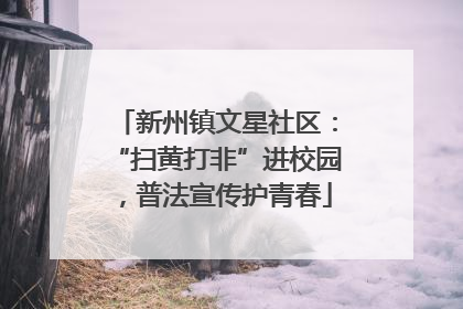 新州镇文星社区：“扫黄打非”进校园，普法宣传护青春