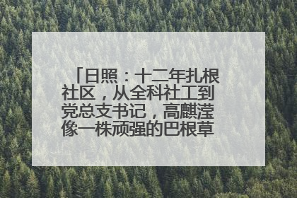 日照：十二年扎根社区，从全科社工到党总支书记，高麒滢像一株顽强的巴根草，把根深深扎进基层的土壤——“巴根草书记”的夏日叙事