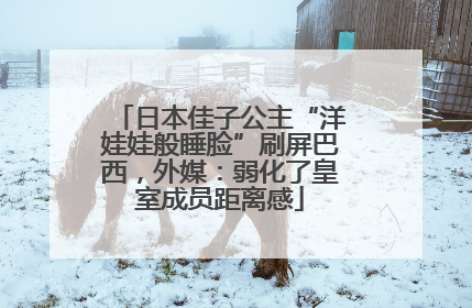 日本佳子公主“洋娃娃般睡脸”刷屏巴西，外媒：弱化了皇室成员距离感