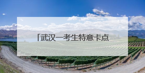 武汉一考生特意卡点走进考场，家长解释：太早进去会紧张