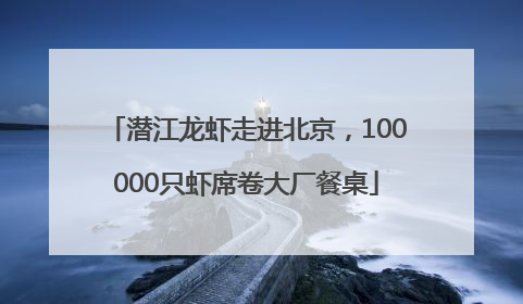 潜江龙虾走进北京，100000只虾席卷大厂餐桌