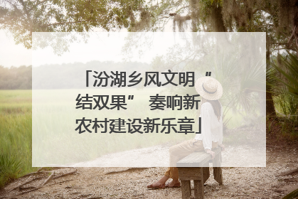 汾湖乡风文明“结双果” 奏响新农村建设新乐章