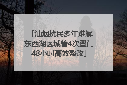 油烟扰民多年难解 东西湖区城管4次登门48小时高效整改