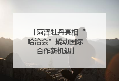菏泽牡丹亮相“哈洽会”撬动国际合作新机遇
