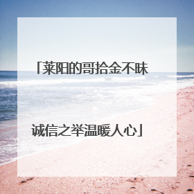 莱阳的哥拾金不昧 诚信之举温暖人心