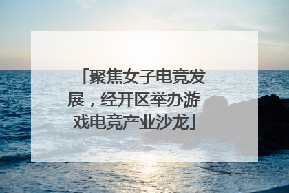 聚焦女子电竞发展，经开区举办游戏电竞产业沙龙