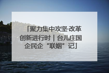 聚力集中攻坚·改革创新进行时｜台儿庄国企民企“联姻”记