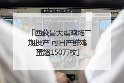西藏最大蛋鸡场二期投产 可日产鲜鸡蛋超150万枚