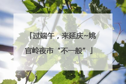 过端午，来延庆~姚官岭夜市“不一般”