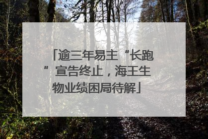 逾三年易主“长跑”宣告终止，海王生物业绩困局待解