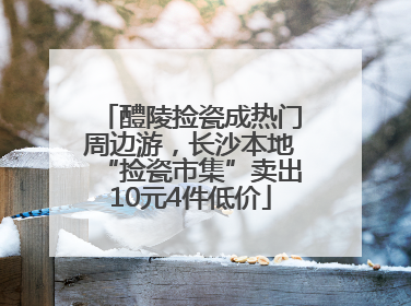 醴陵捡瓷成热门周边游，长沙本地“捡瓷市集”卖出10元4件低价
