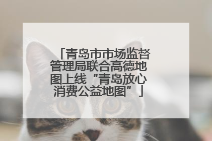 青岛市市场监督管理局联合高德地图上线“青岛放心消费公益地图”