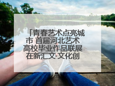 青春艺术点亮城市 首届河北艺术高校毕业作品联展在新汇文·文化创意体验中心开幕