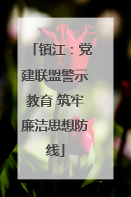镇江：党建联盟警示教育 筑牢廉洁思想防线